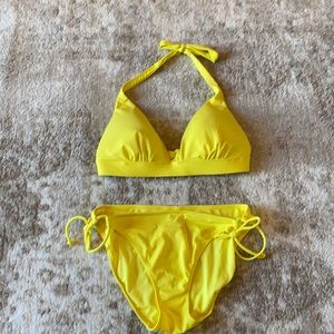 VS bright yellow bikini